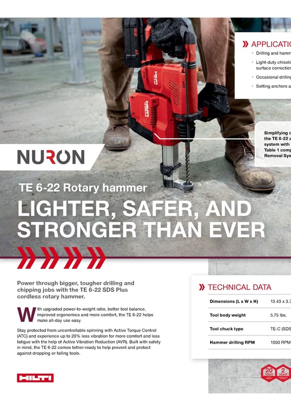Nuron Special Edition Innovation Magazine US | Hilti - Page 30